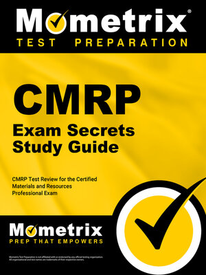 cover image of CMRP Exam Secrets Study Guide